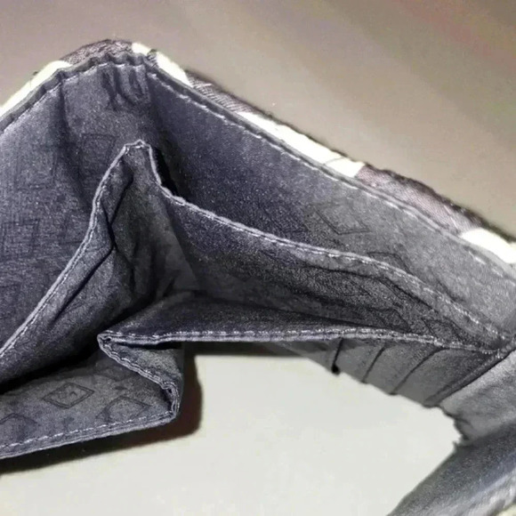 Vera Bradley RFID Mini Tri-Fold Wallet - Moon Shadow Meadow Pattern - Picture 3 of 3